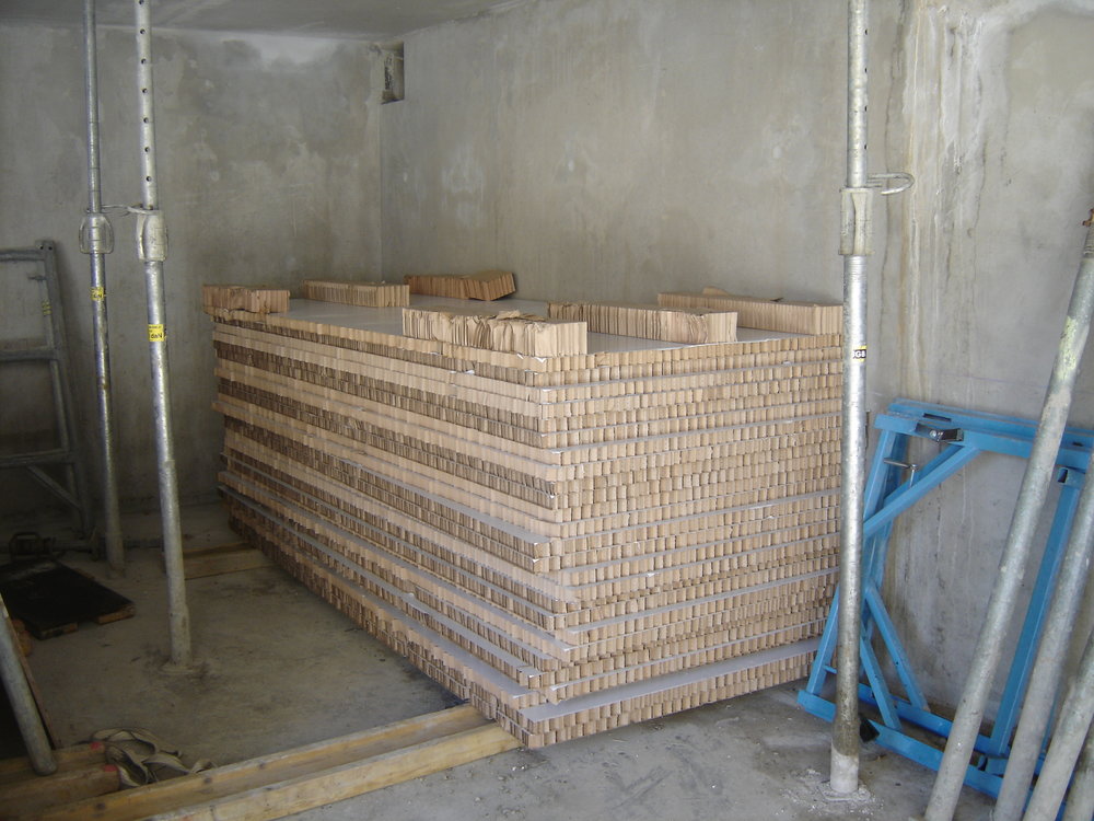 Palette joints carton alvéolaire Toffolo