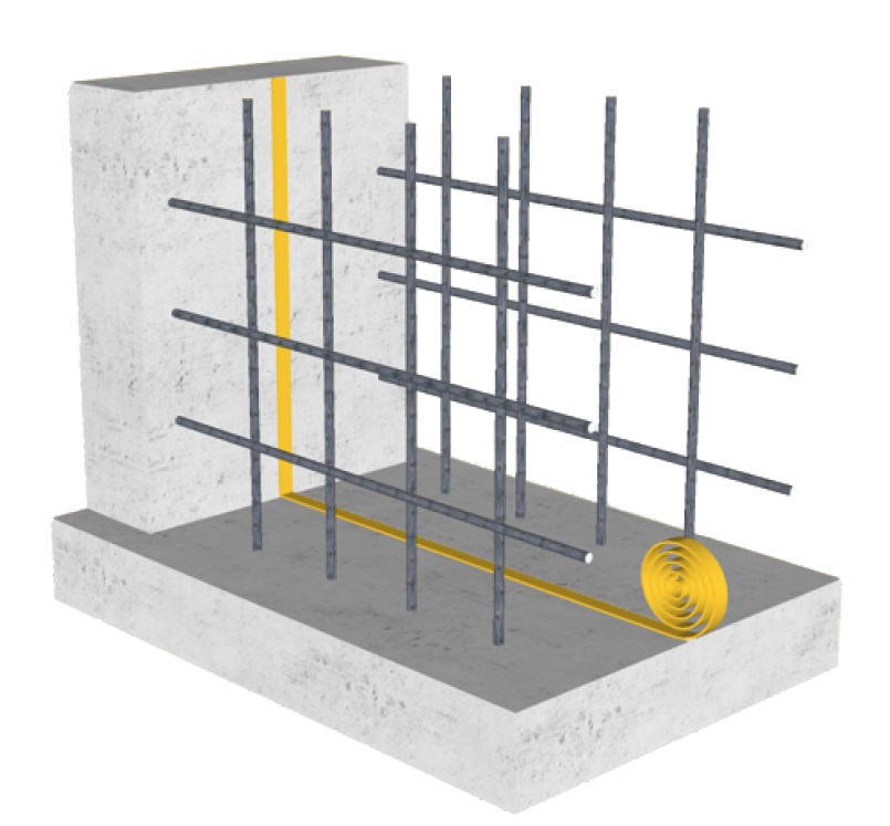 Reprise de betonnage joint hydroexpansif