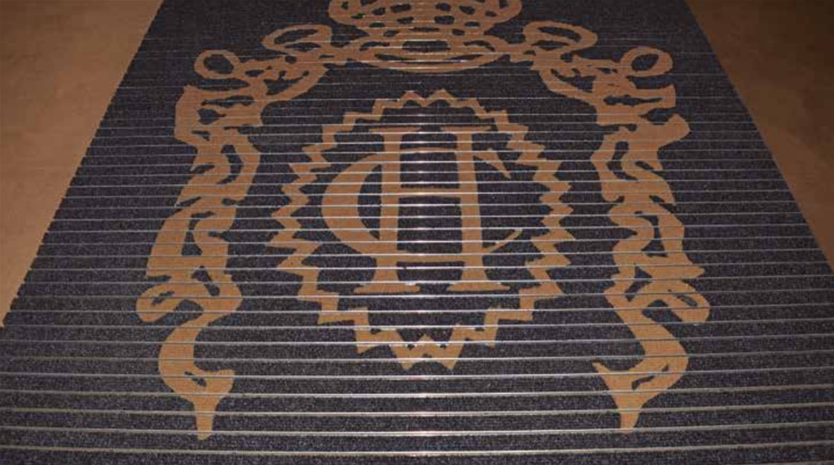 Tapis d'accueil Toffolo finition brosse et moquette