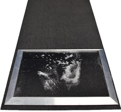 Tapis désinfectant inox et tapis séchant